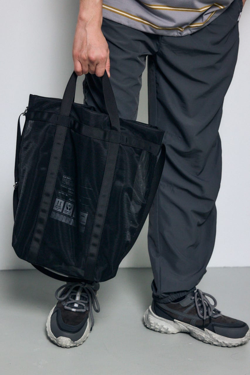 メッシュトートバッグ BLK FREE