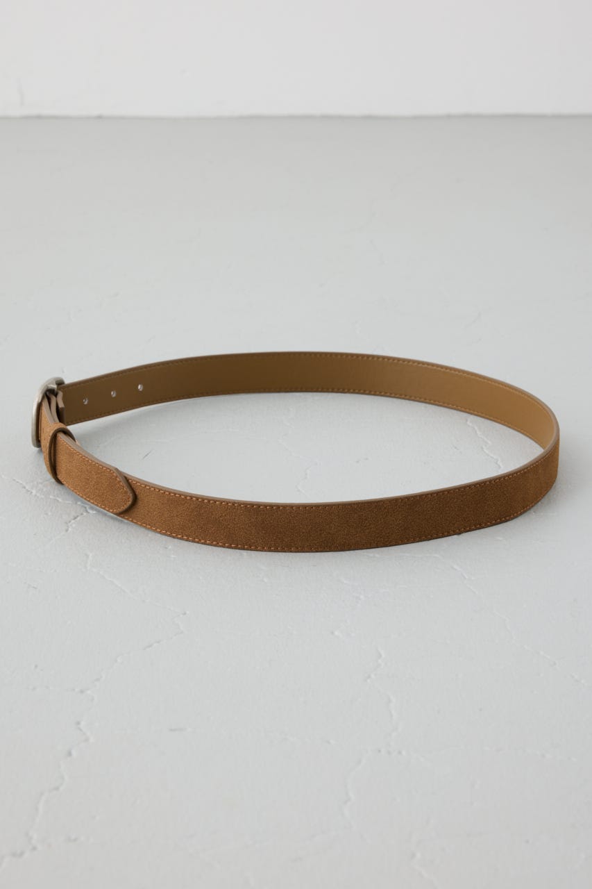 フェイクスエードベルト D/BRN FREE