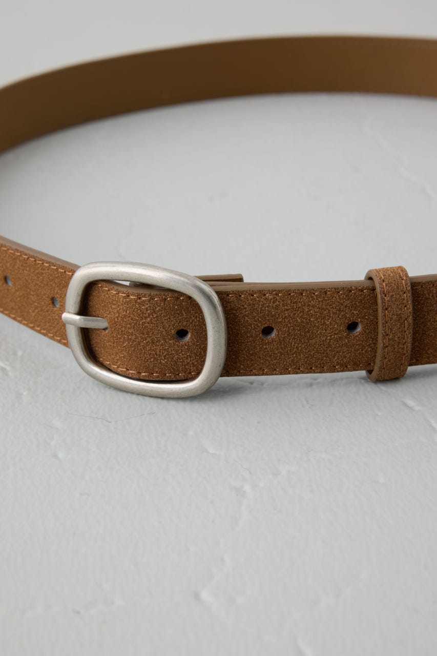 フェイクスエードベルト D/BRN FREE