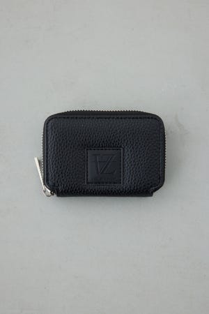 パッチ合皮ミニ財布