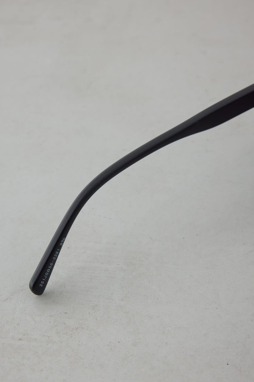 ソリッドフレームサングラス BLK FREE