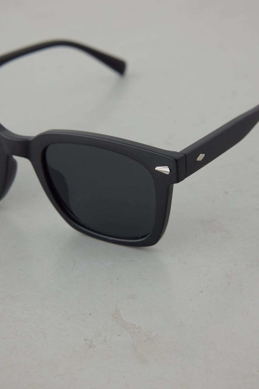 ソリッドフレームサングラス BLK FREE