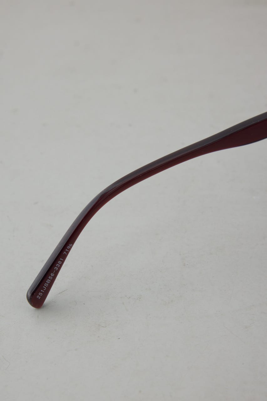 ソリッドフレームサングラス BRN FREE