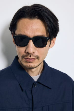 ソリッドフレームサングラス