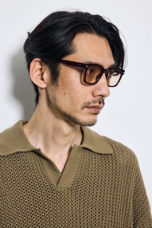 ソリッドフレームサングラス