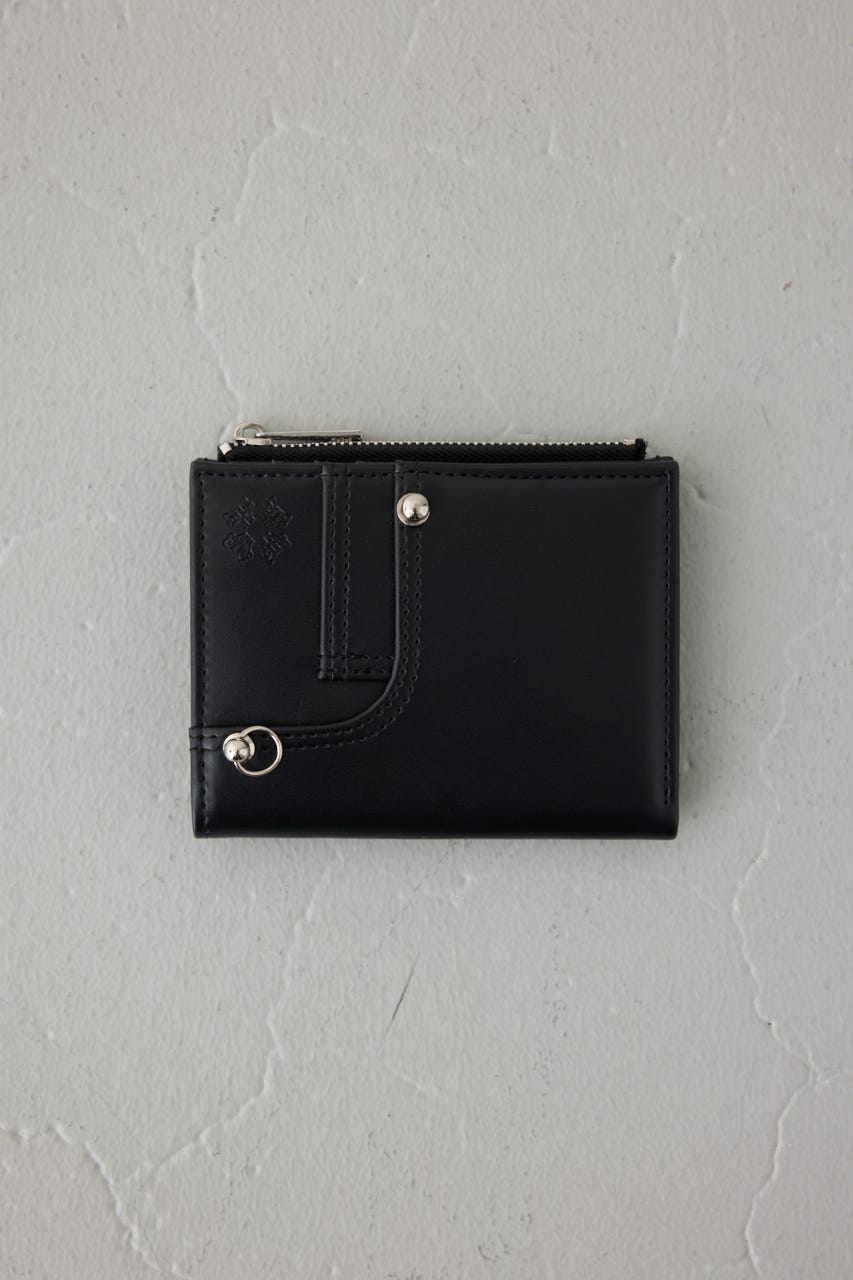 ロゴ入りミニ財布 BLK FREE