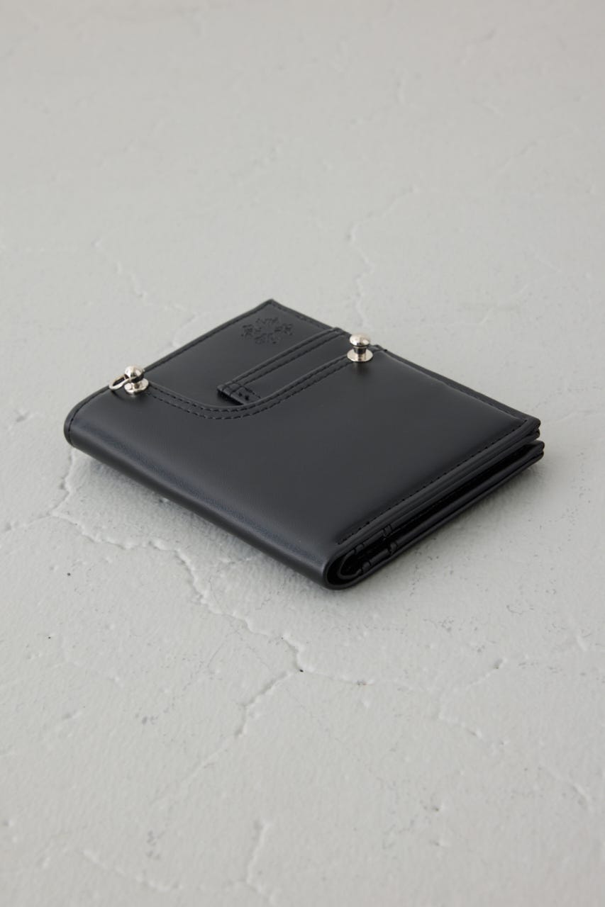 ロゴ入りミニ財布 BLK FREE