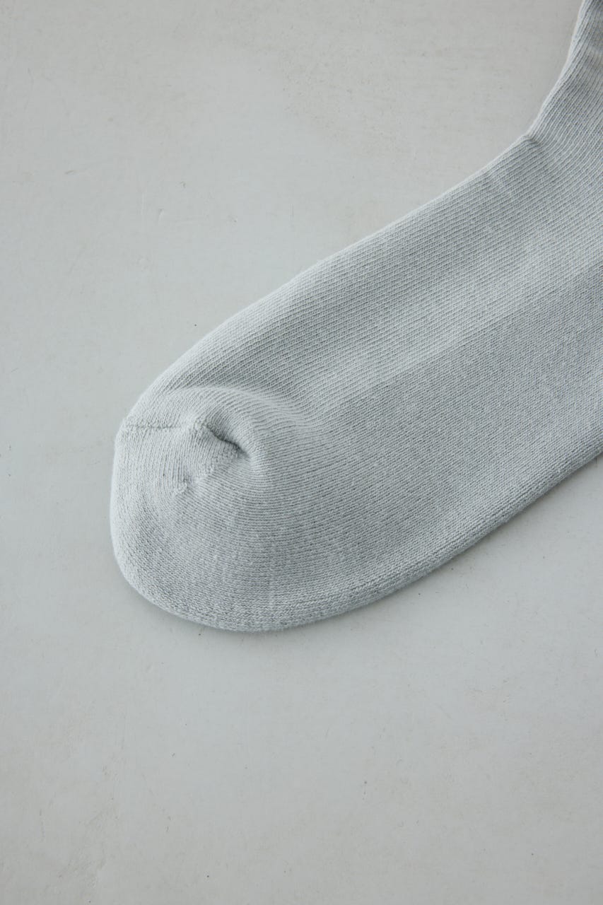 ワンポイント刺繍アンクルソックス GRY FREE