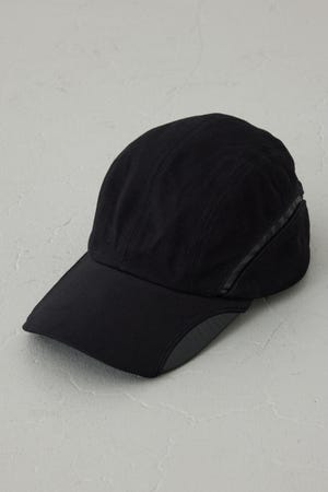 合皮切り替えキャンバスキャップ