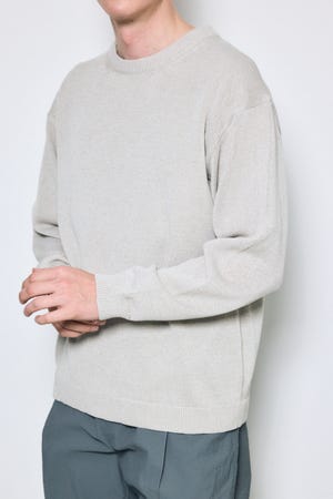 【SS先行アイテム】リネンミックスニットトップス