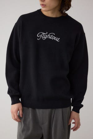 フロントロゴニットトップス