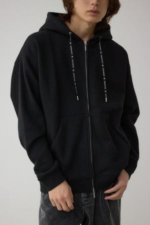 裏起毛ジップアップパーカー