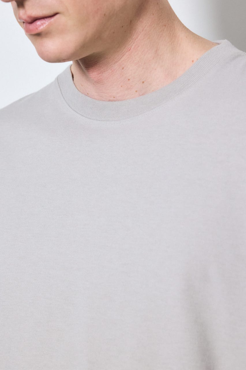 【SS先行アイテム】ワッフルレイヤードロンTEE L/GRY L