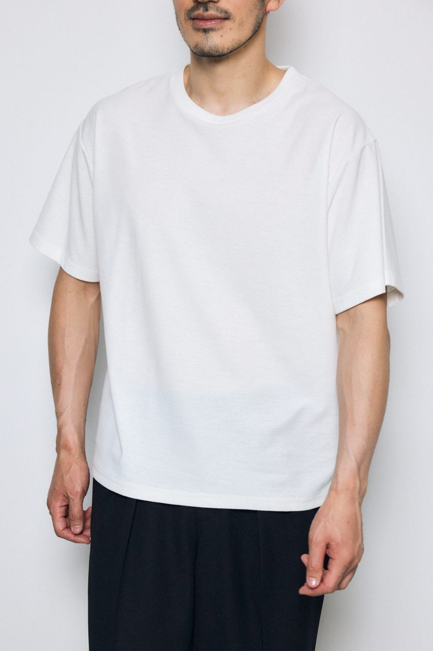 梨地ブークレトップス O/WHT L