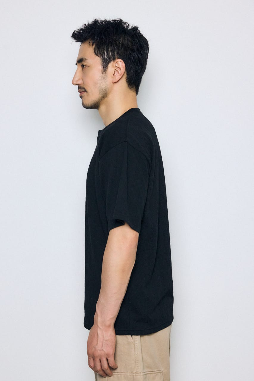 総柄ニットソートップス BLK S