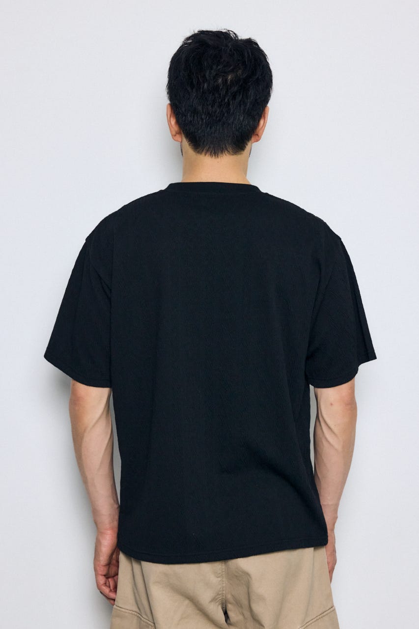 総柄ニットソートップス BLK S