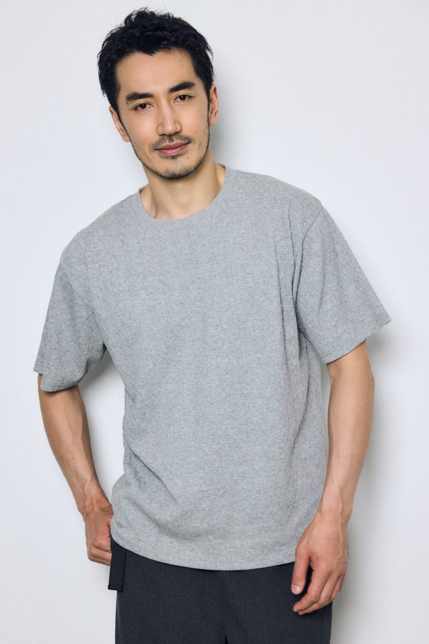 総柄ニットソートップス GRY M