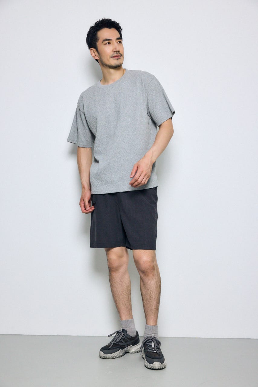 総柄ニットソートップス GRY M