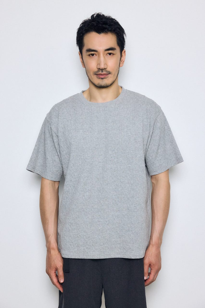 総柄ニットソートップス GRY M
