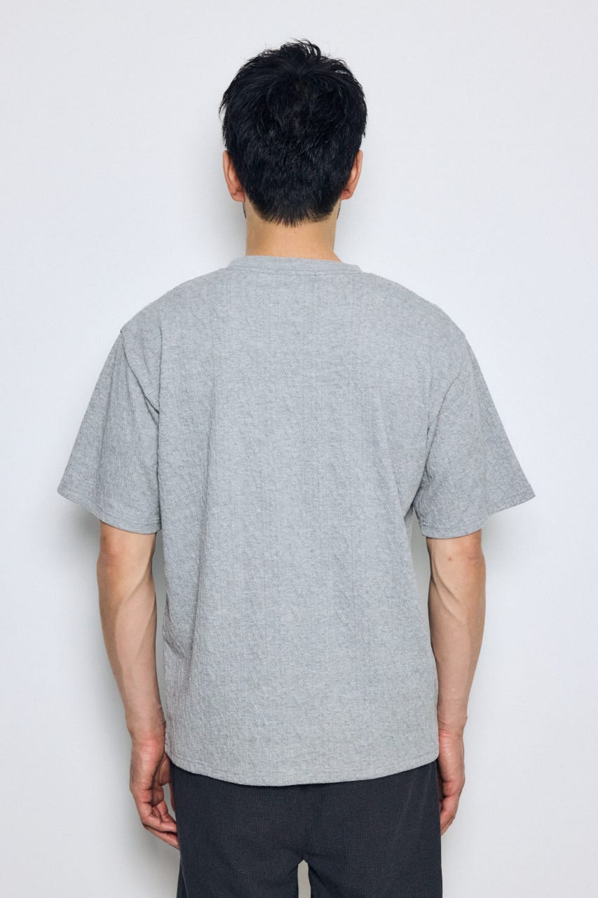 総柄ニットソートップス GRY M