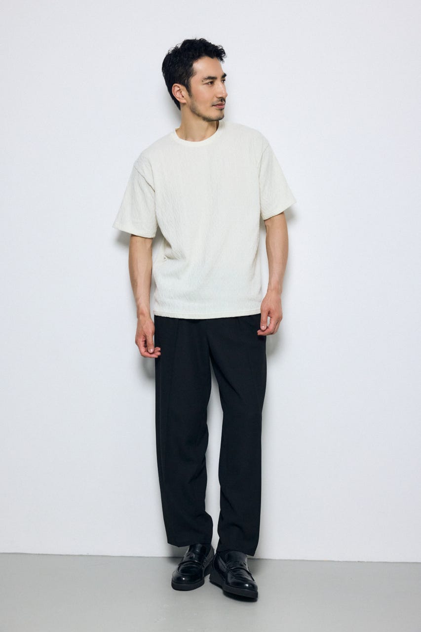 総柄ニットソートップス O/WHT S