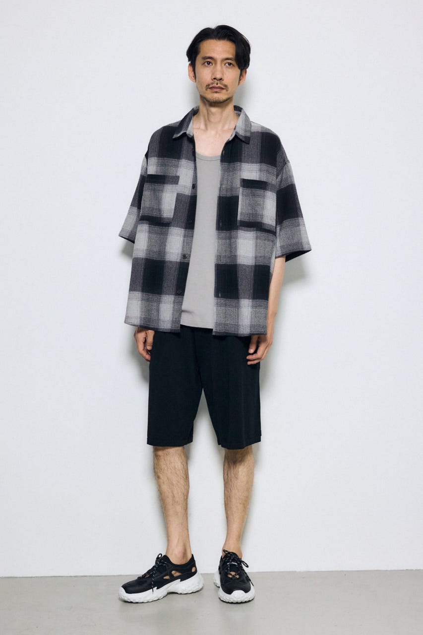 引き揃え天竺タンクトップ GRY L