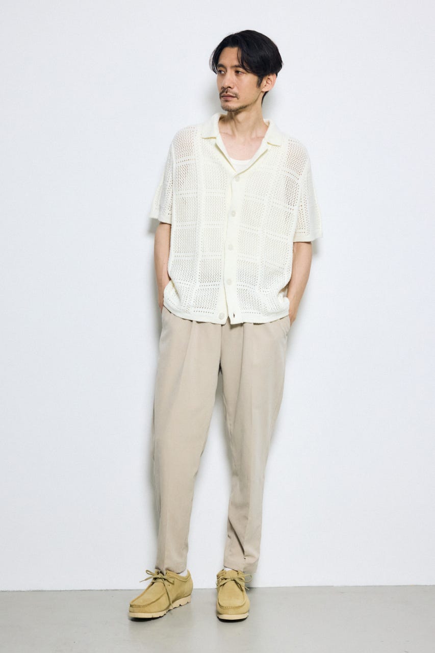 引き揃え天竺タンクトップ WHT M