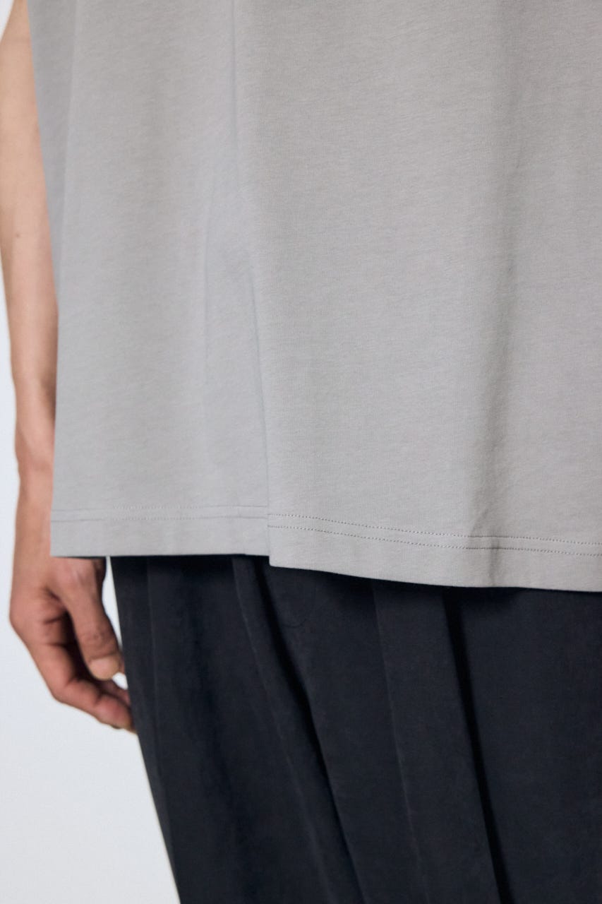 引き揃え天竺ポケットTシャツ GRY M