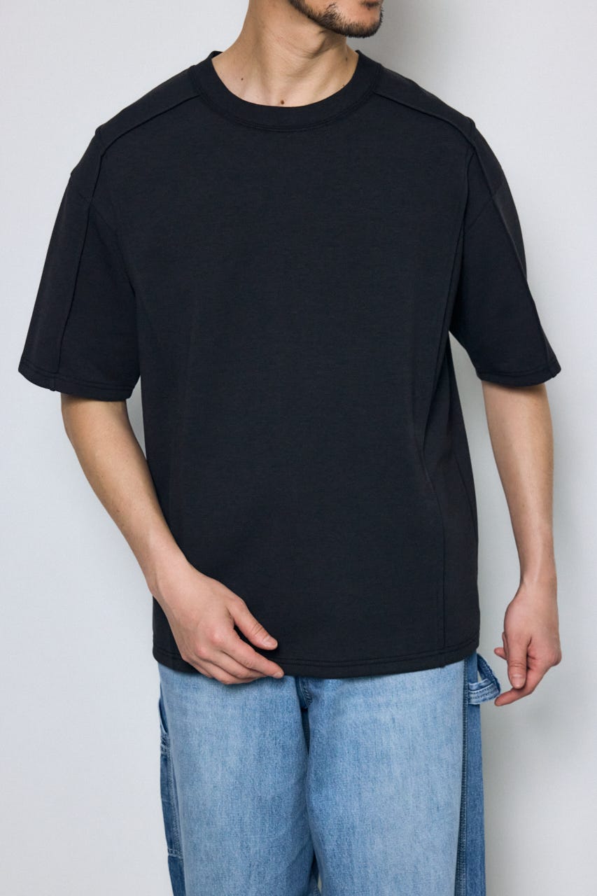 ポンチ切り替えデザイントップス BLK M