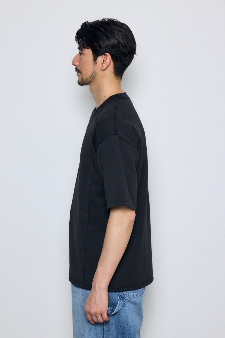 ポンチ切り替えデザイントップス BLK M