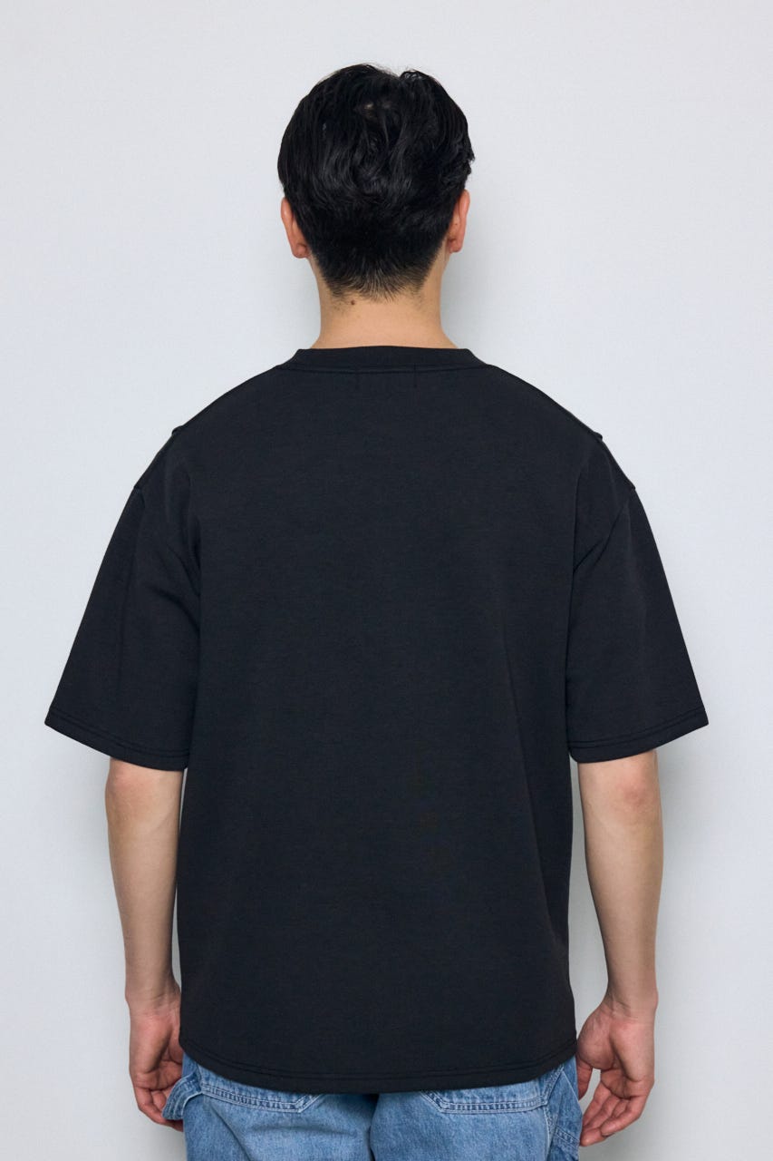 ポンチ切り替えデザイントップス BLK M