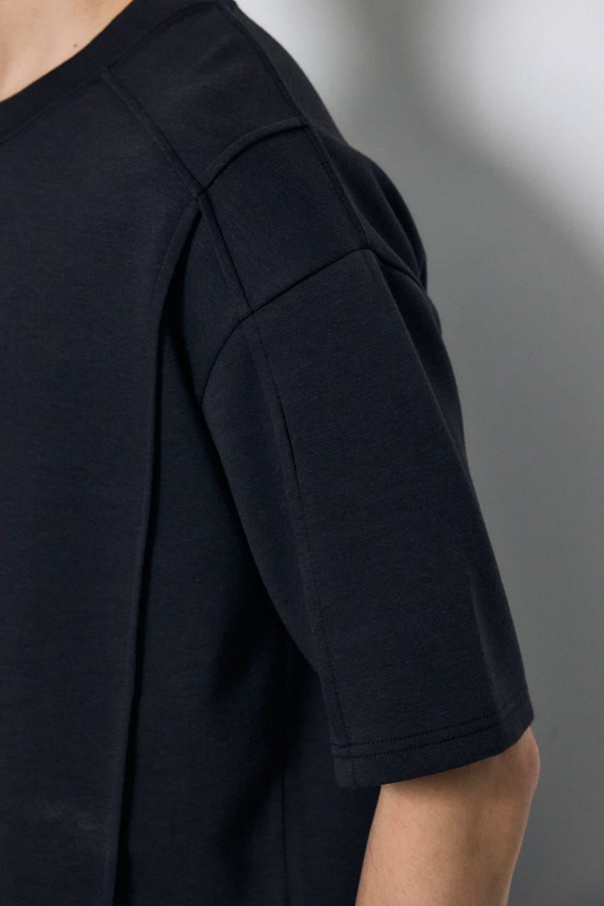 ポンチ切り替えデザイントップス BLK M