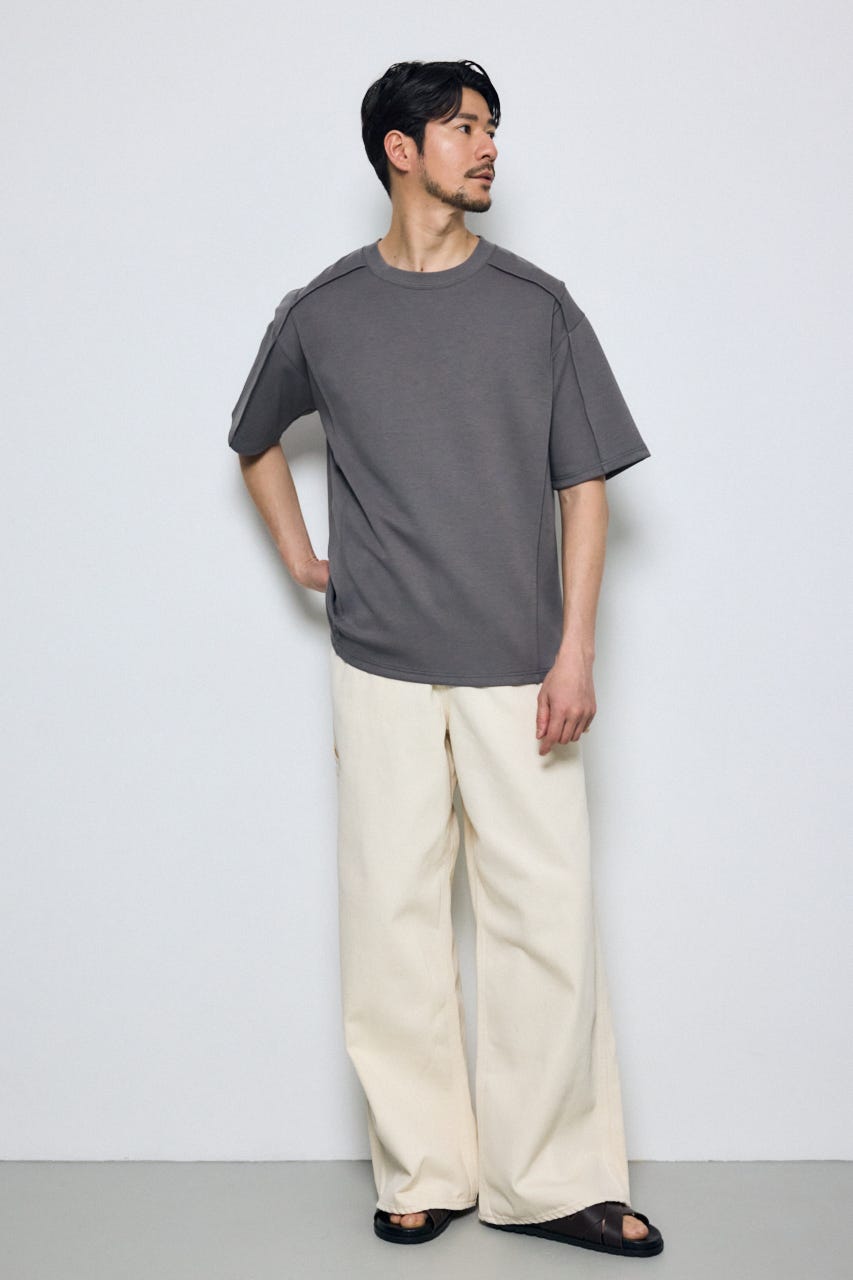ポンチ切り替えデザイントップス GRY M
