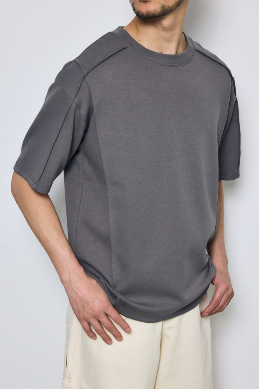 ポンチ切り替えデザイントップス GRY M