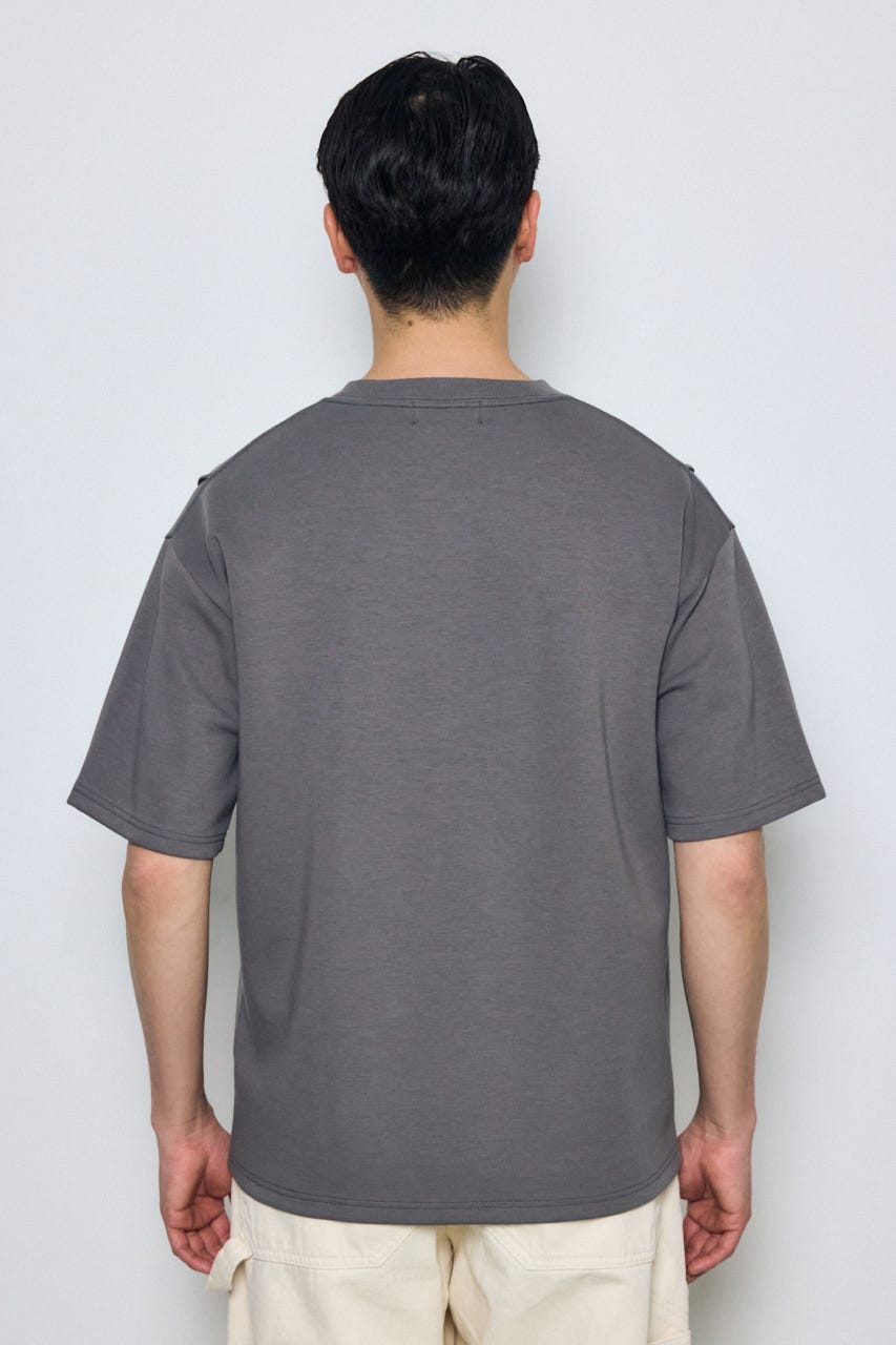 ポンチ切り替えデザイントップス GRY M