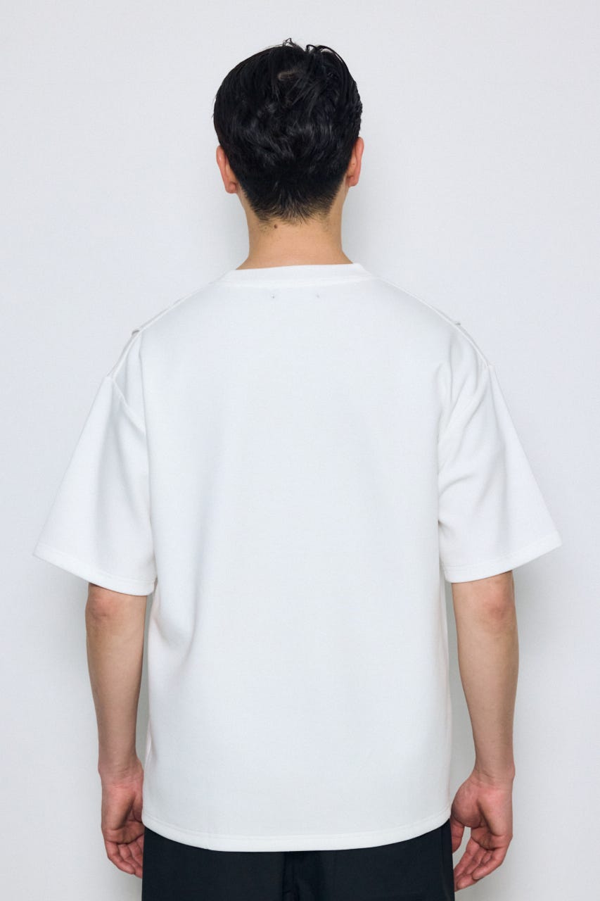 ポンチ切り替えデザイントップス WHT L