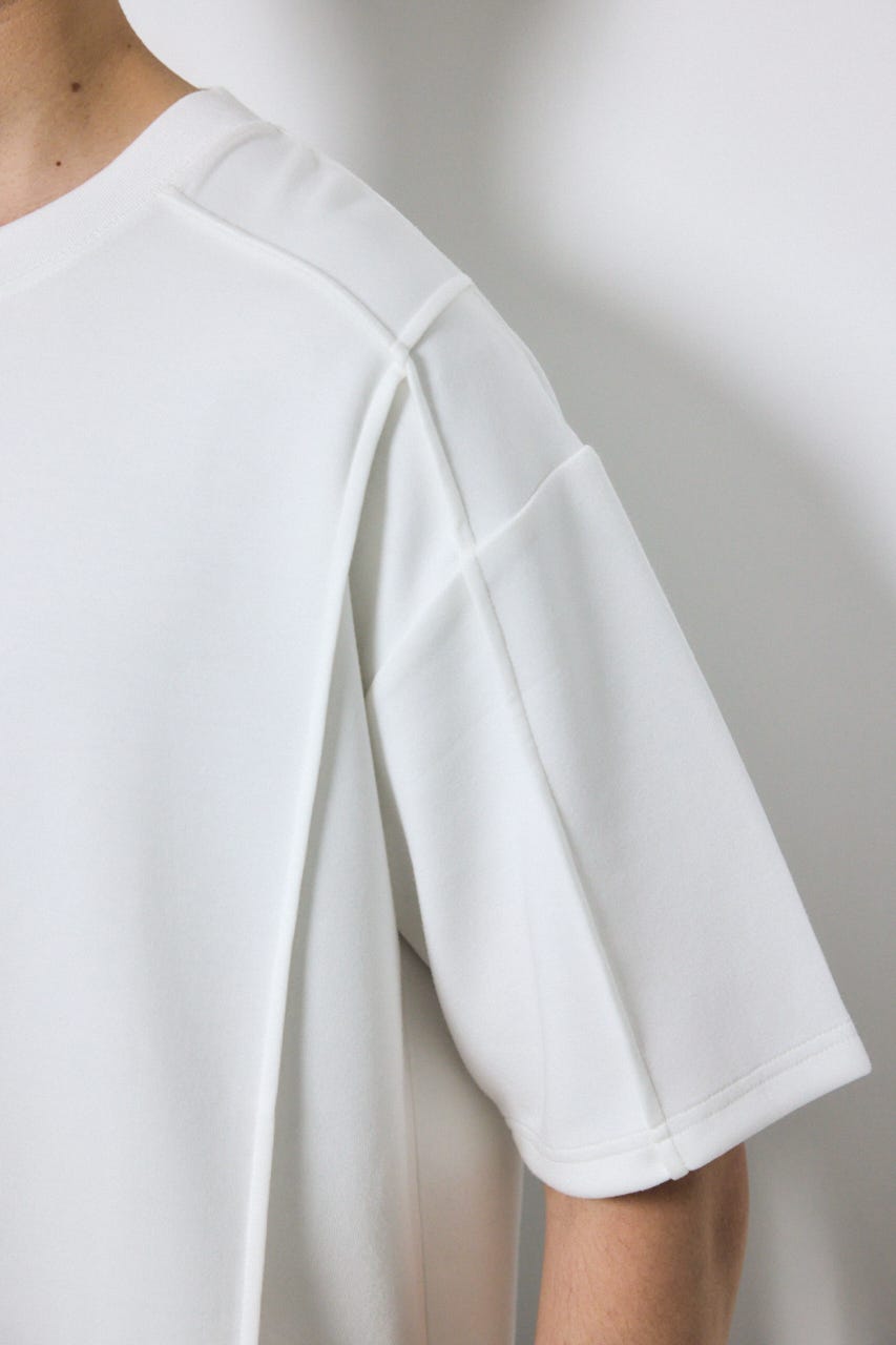 ポンチ切り替えデザイントップス WHT L