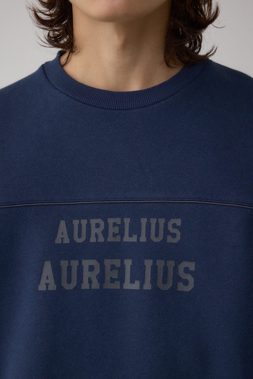 裏起毛パイピングデザイントップス D/NVY L