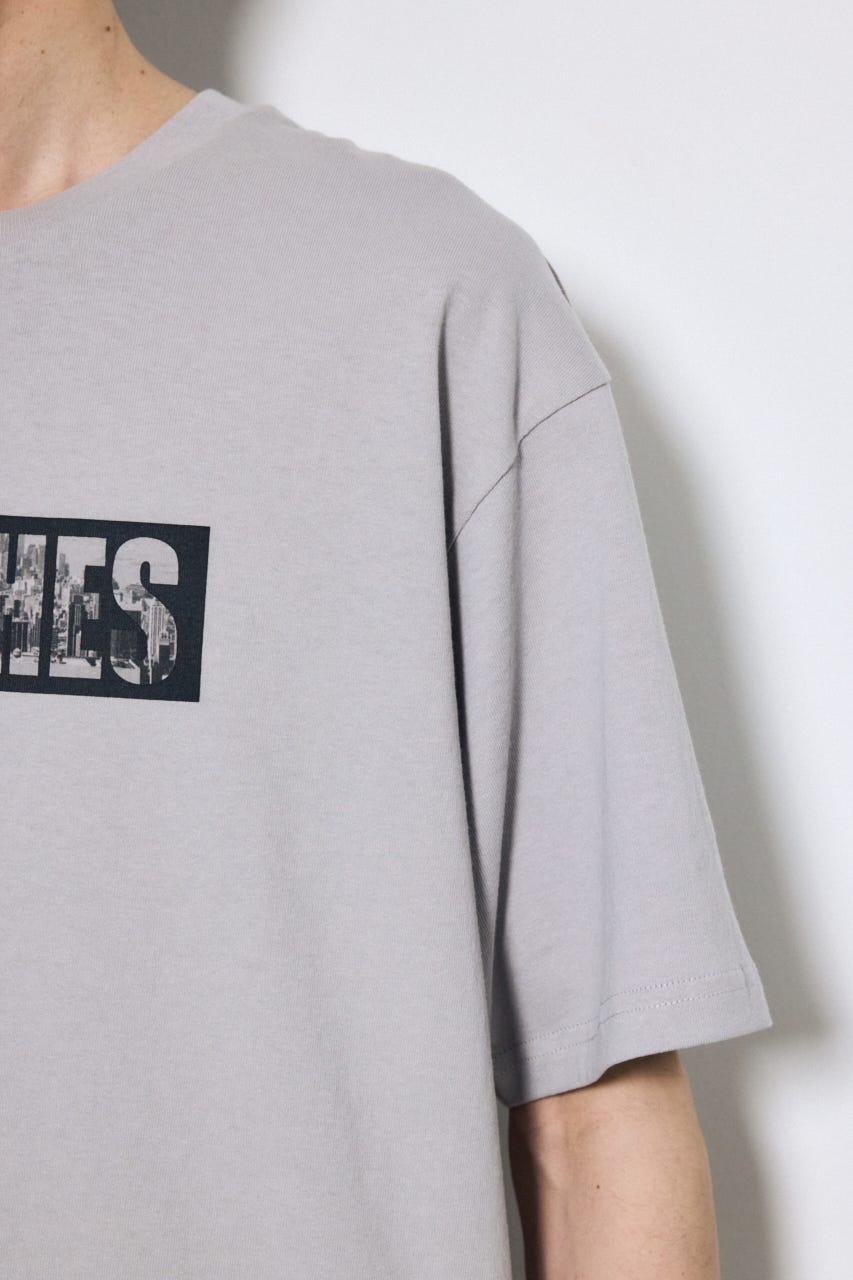 ボックスロゴTシャツ L/GRY L