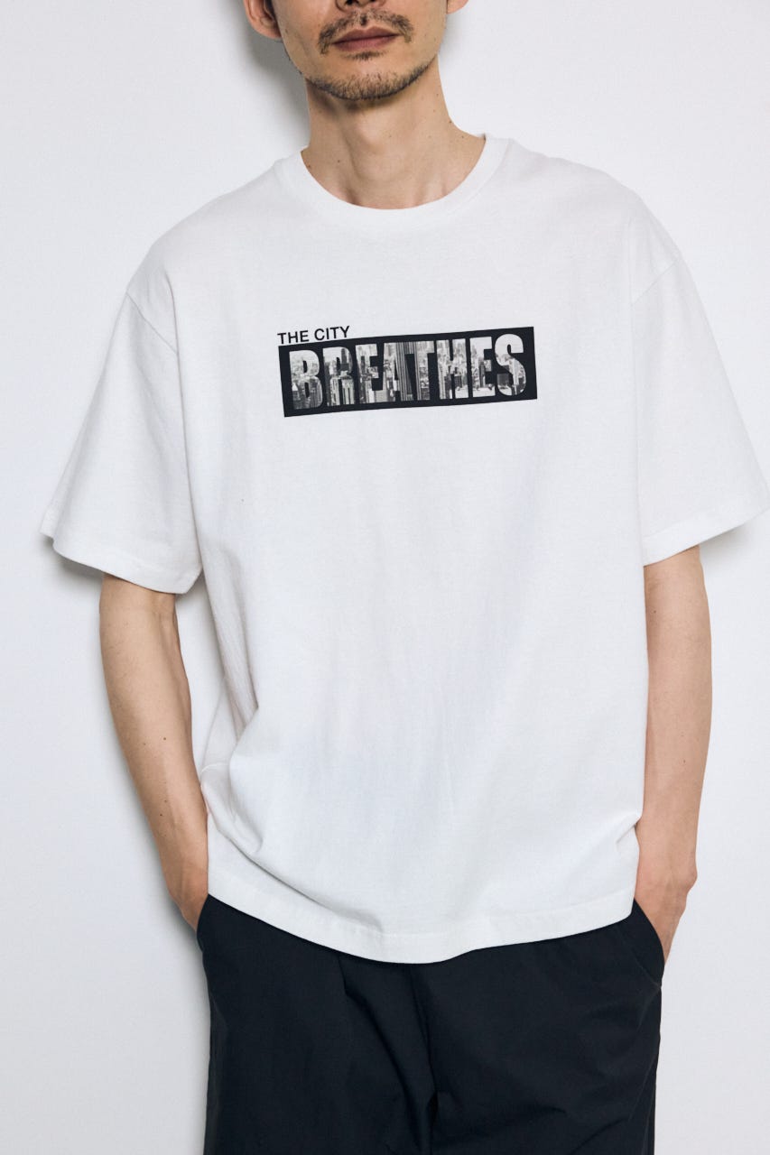 ボックスロゴTシャツ WHT L