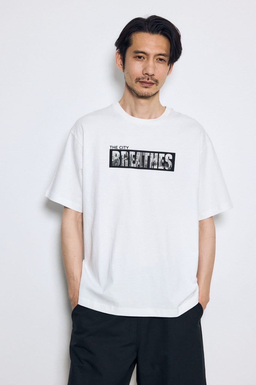 ボックスロゴTシャツ WHT L