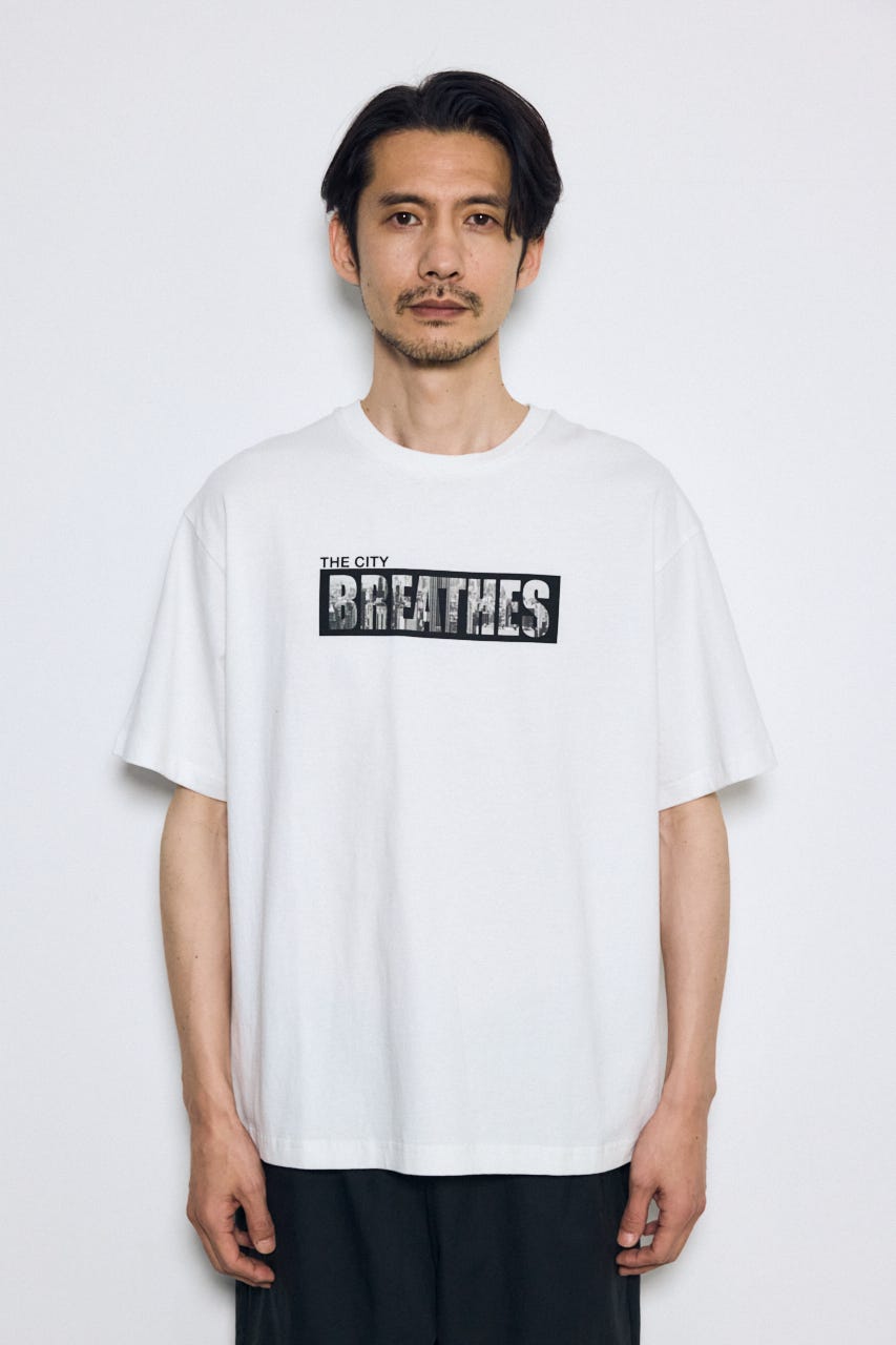 ボックスロゴTシャツ WHT L