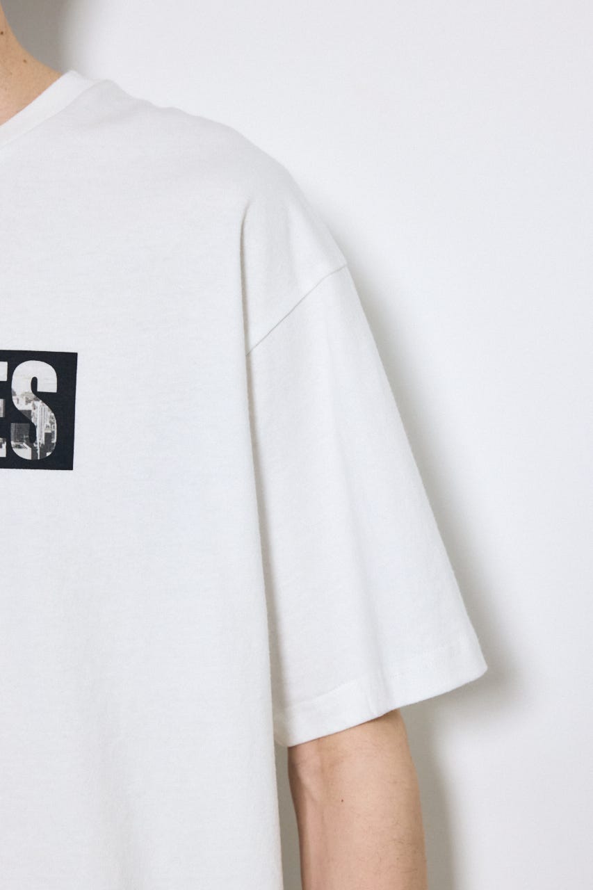 ボックスロゴTシャツ WHT L