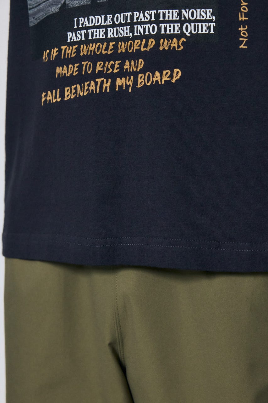 サーフフォトTシャツ BLK L
