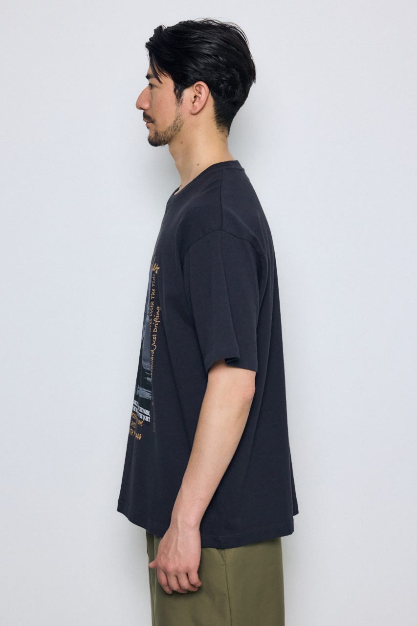 サーフフォトTシャツ BLK L