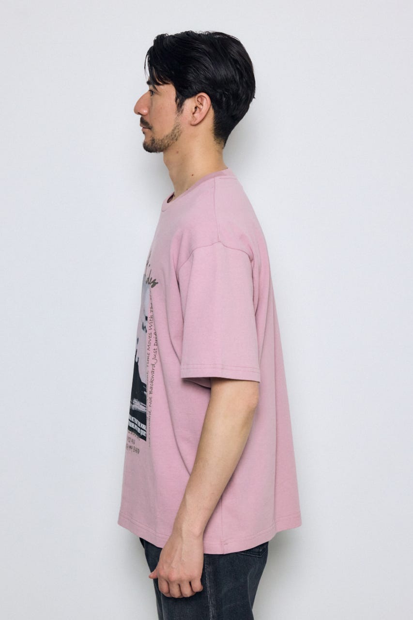 サーフフォトTシャツ PNK M