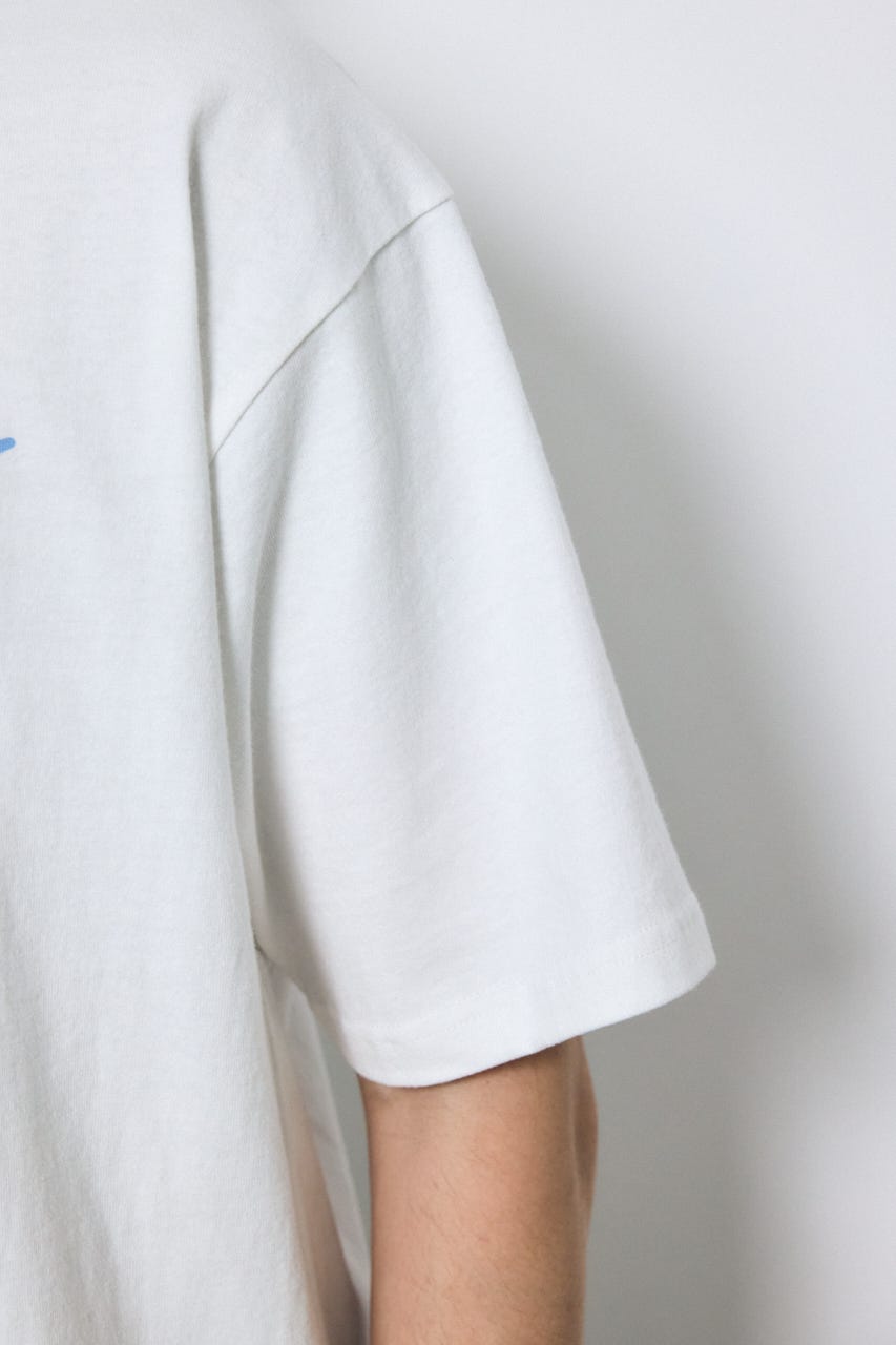 サーフフォトTシャツ WHT L