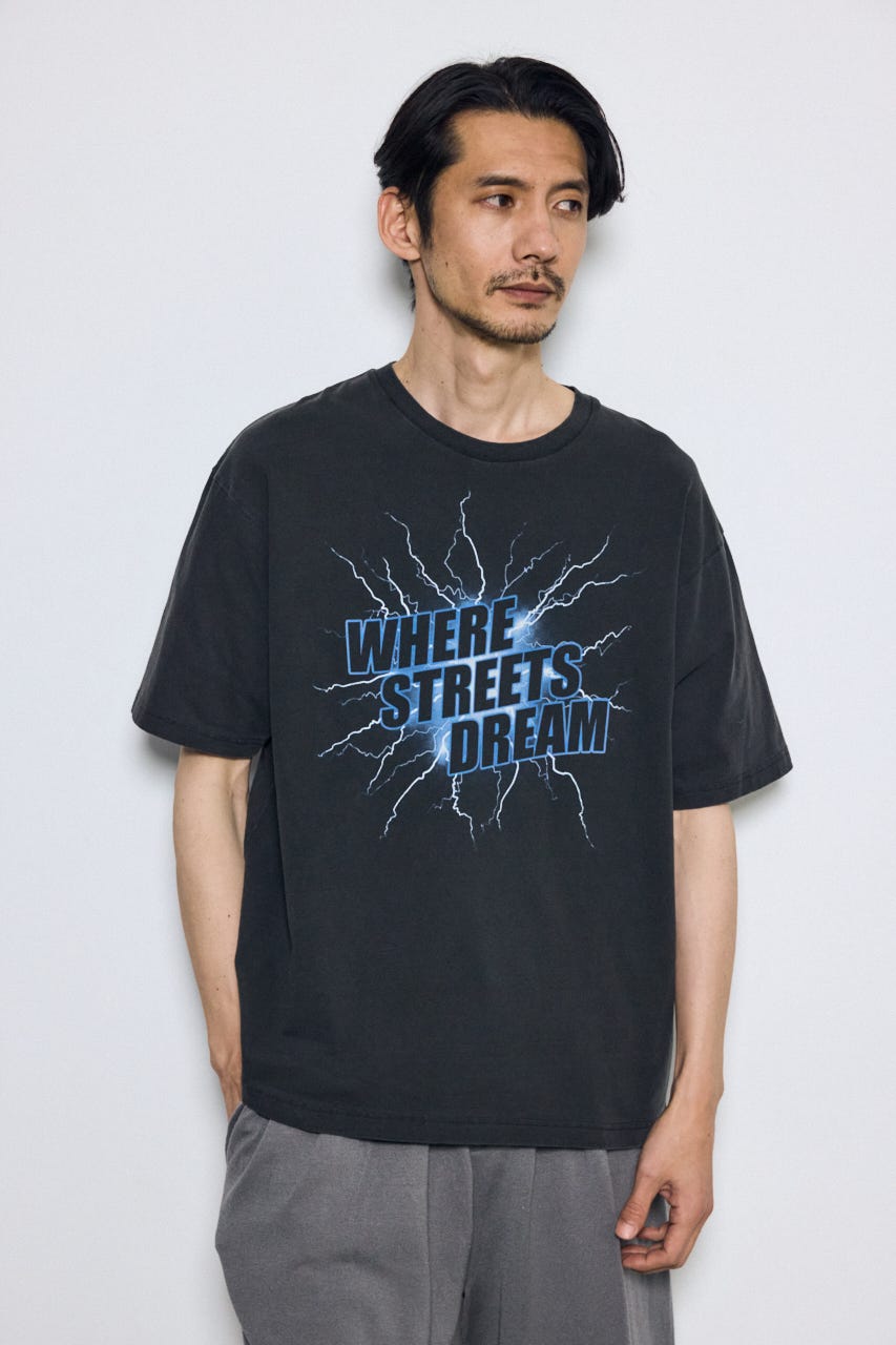 ライトニングTシャツ BLK S