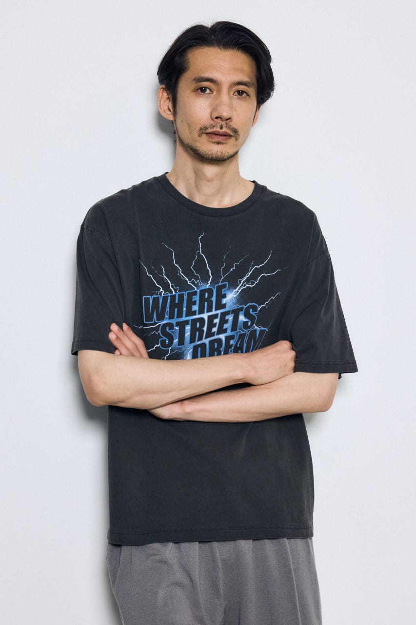 ライトニングTシャツ BLK S