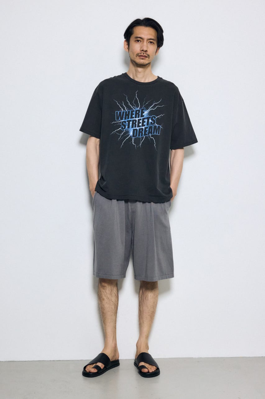 ライトニングTシャツ BLK S